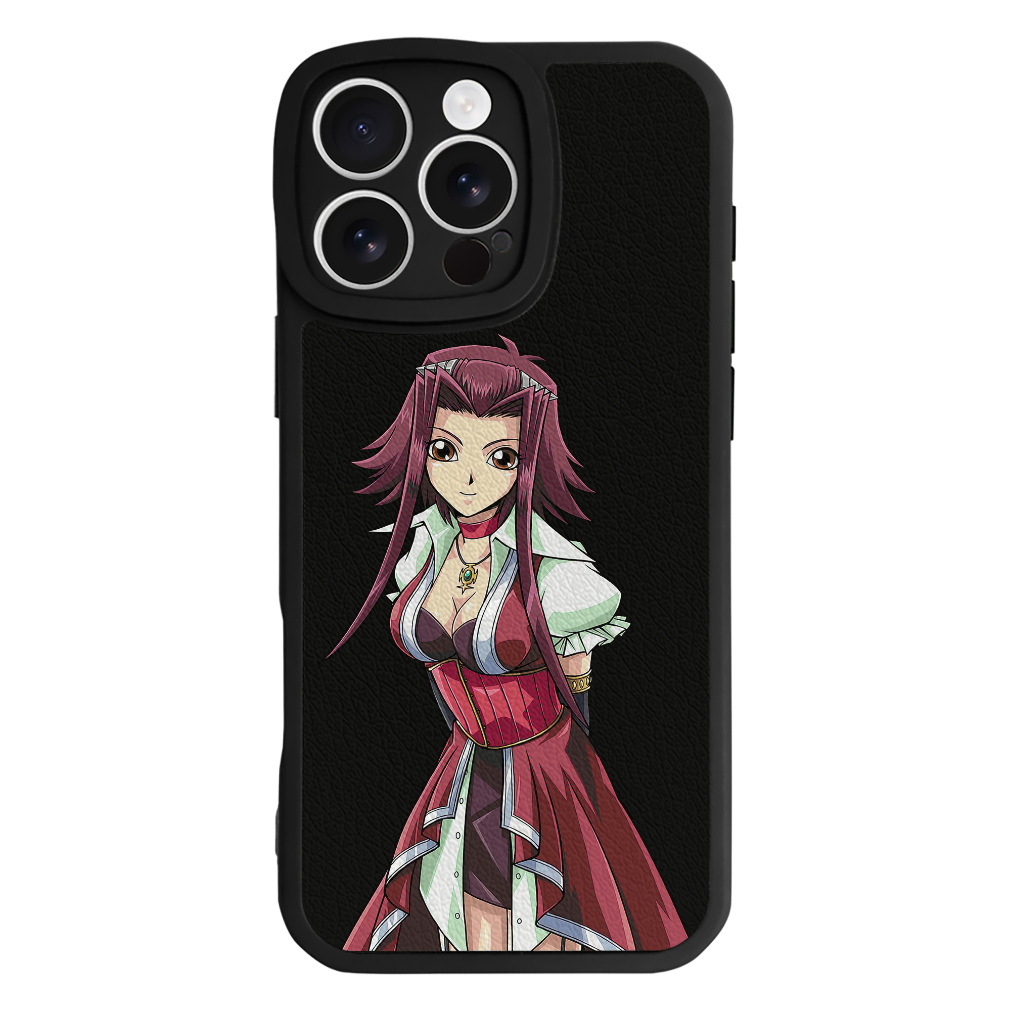 遊☆戯☆王 Yu-Gi-Oh! 【iPhone 16シリーズ対応】シリコンスマホケース（レザー調） 材質：シリコン